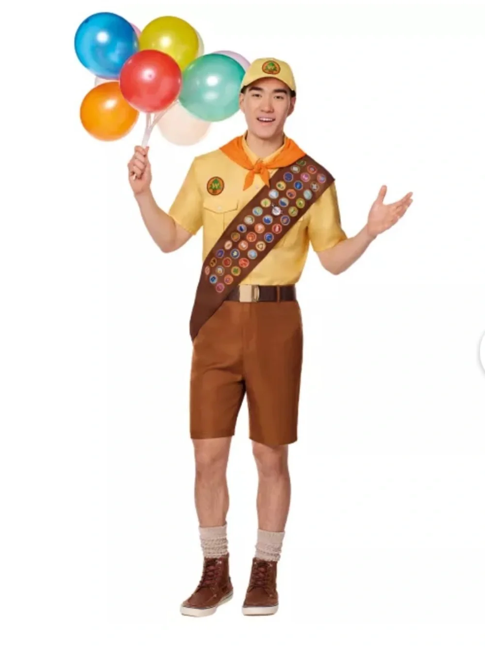 Spirit Kids Russell Costume - Yellow, Brown, Orange - Picture 1 of 3